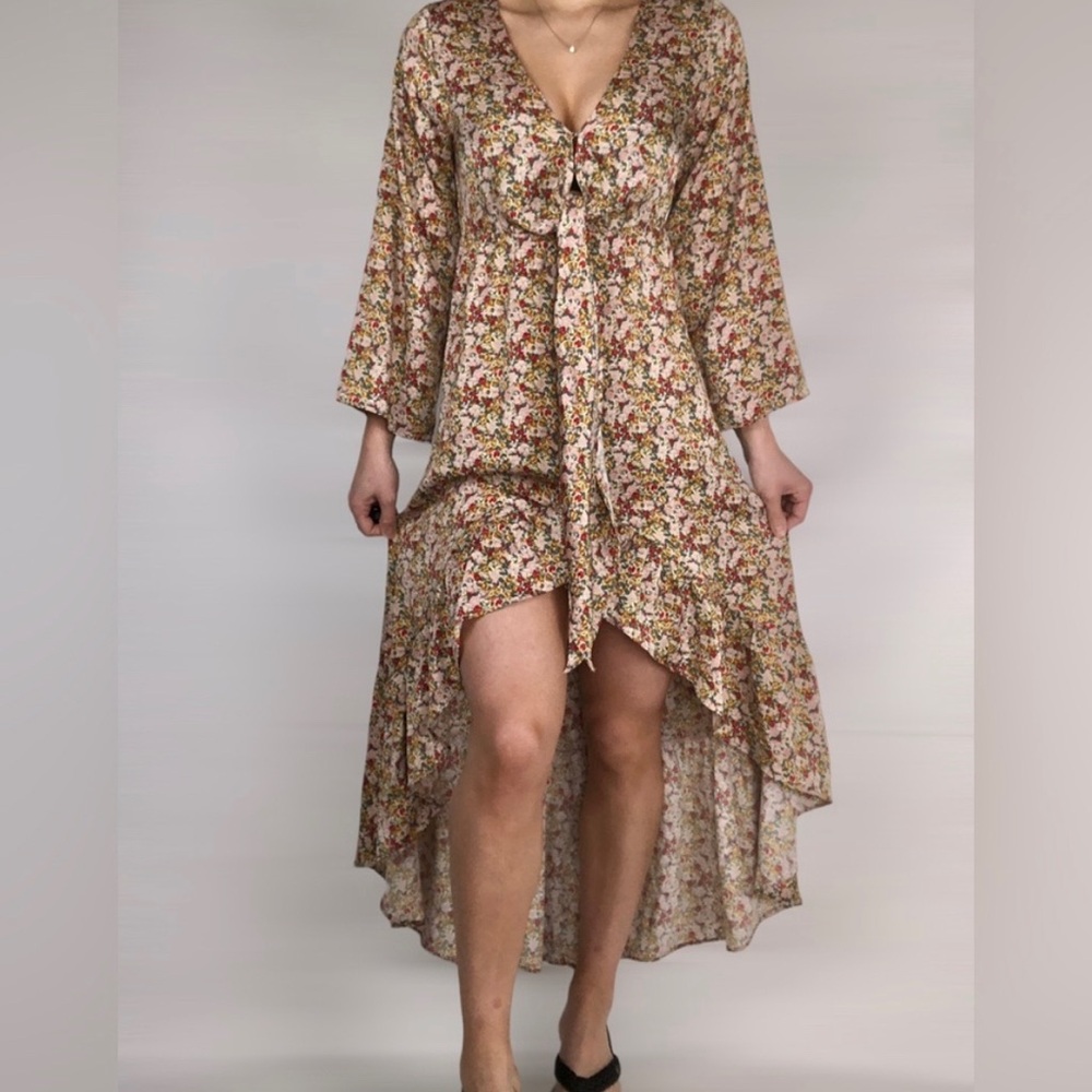 Buddy Love Liza High Low Tie Front Dress
